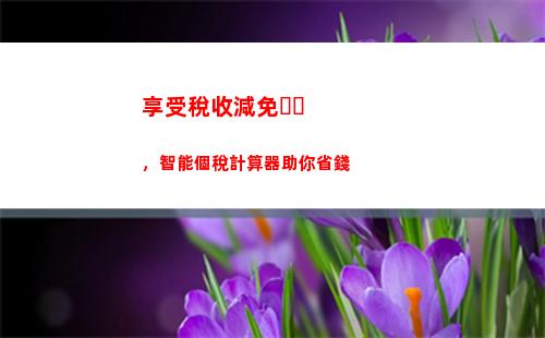 快速計算個稅，讓你的工資更加充實！